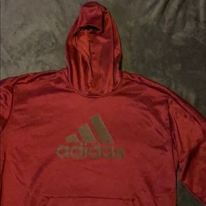 Red adidas jacket